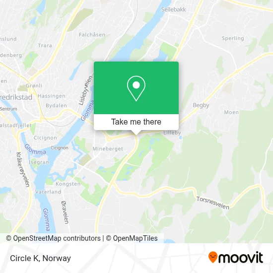 Circle K map