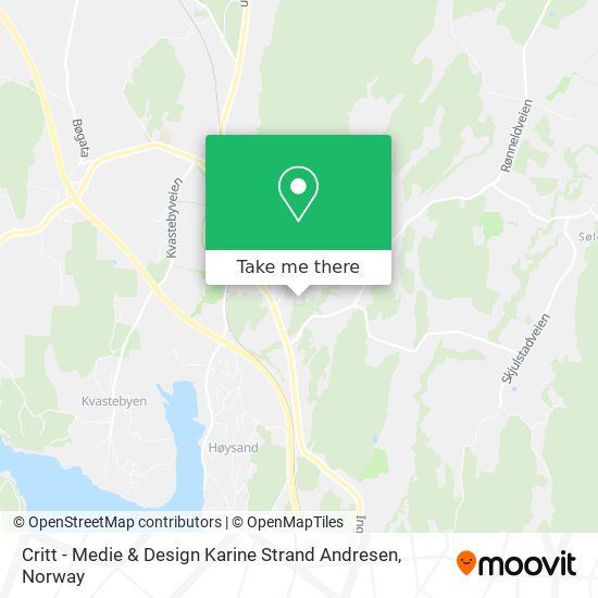 Critt - Medie & Design Karine Strand Andresen map
