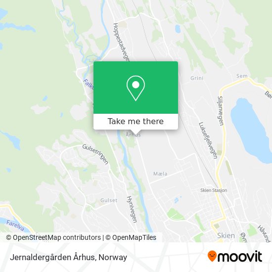 Jernaldergården Århus map