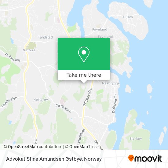 Advokat Stine Amundsen Østbye map