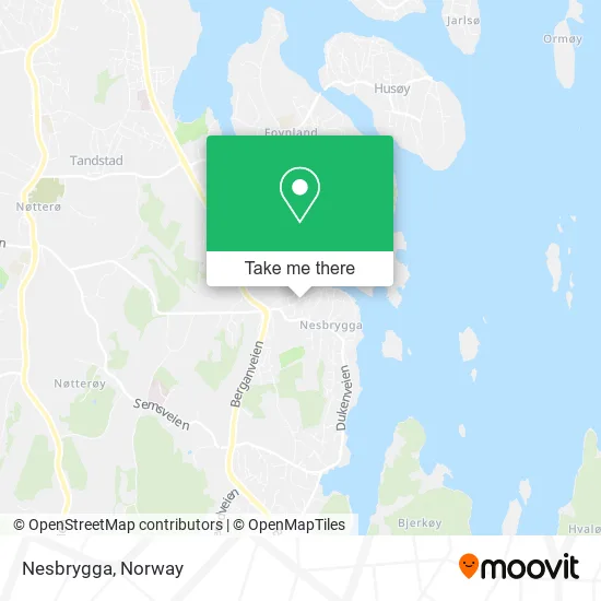 Nesbrygga map
