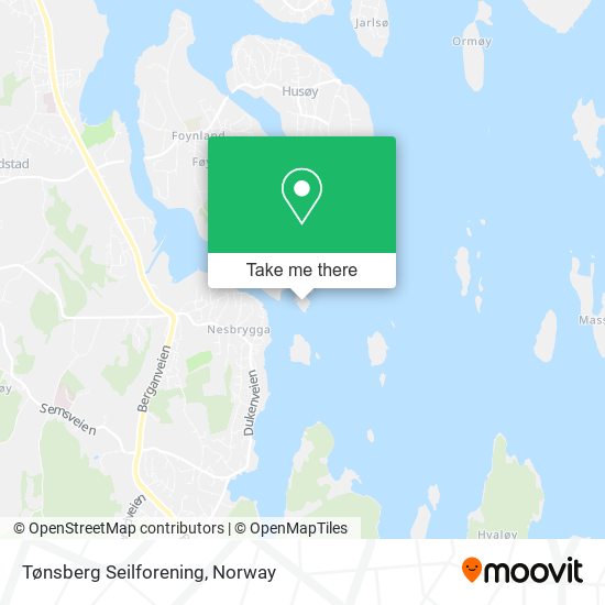 Tønsberg Seilforening map