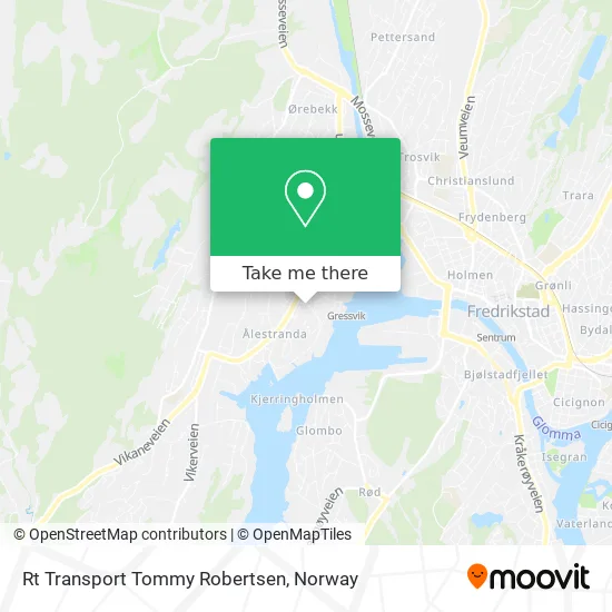 Rt Transport Tommy Robertsen map