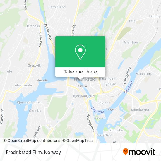 Fredrikstad Film map