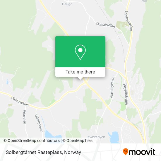 Solbergtårnet Rasteplass map