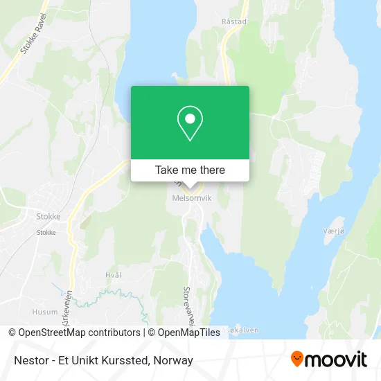 Nestor - Et Unikt Kurssted map