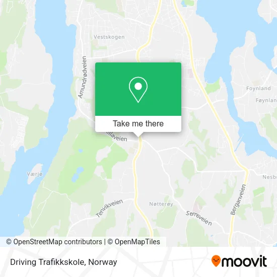 Driving Trafikkskole map