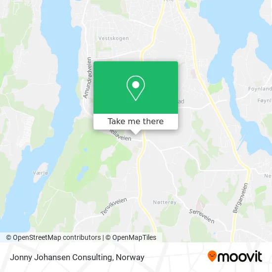 Jonny Johansen Consulting map