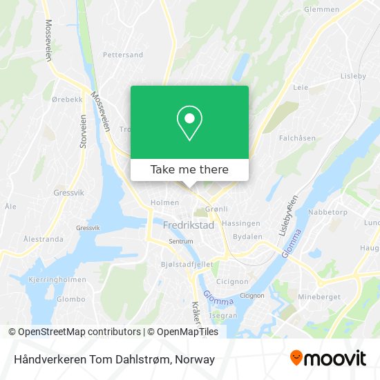 Håndverkeren Tom Dahlstrøm map