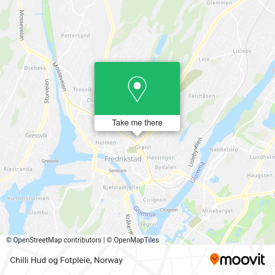 Chilli Hud og Fotpleie map