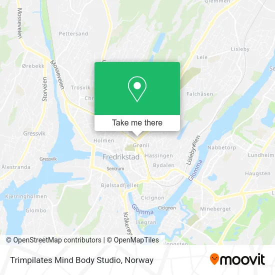 Trimpilates Mind Body Studio map