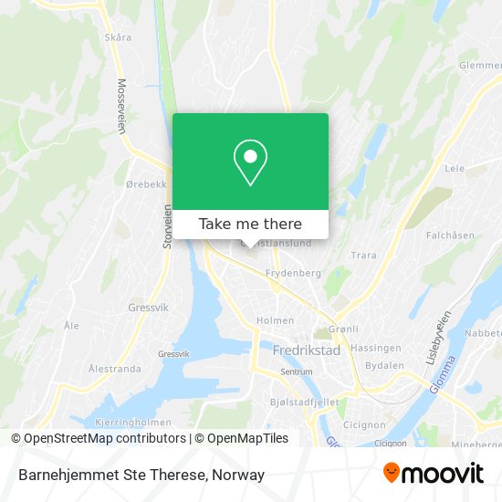 Barnehjemmet Ste Therese map