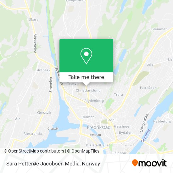 Sara Petterøe Jacobsen Media map
