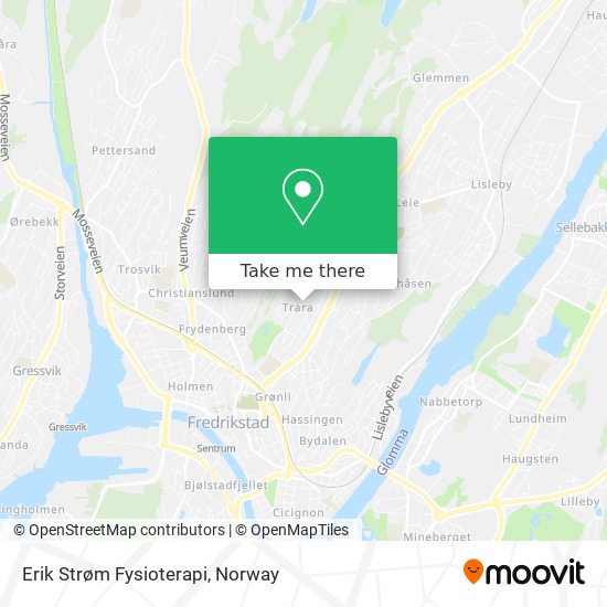 Erik Strøm Fysioterapi map
