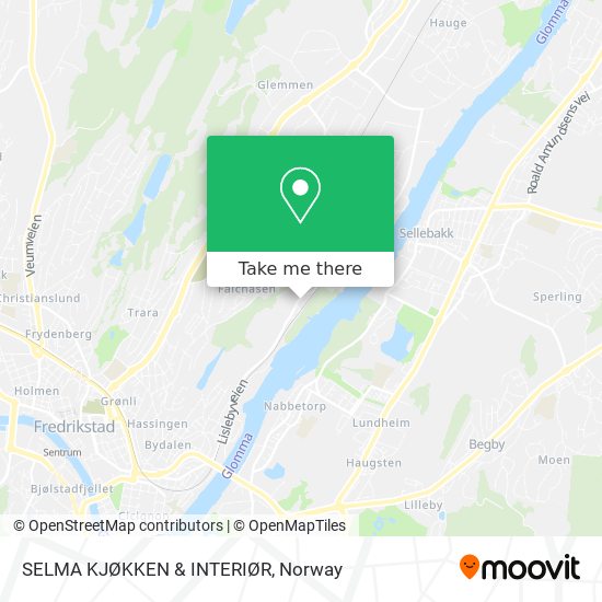 SELMA KJØKKEN & INTERIØR map