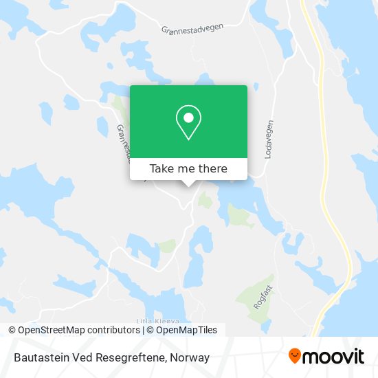 Bautastein Ved Resegreftene map