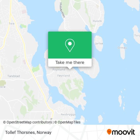 Tollef Thorsnes map