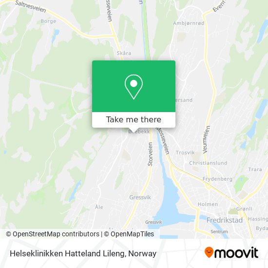 Helseklinikken Hatteland Lileng map