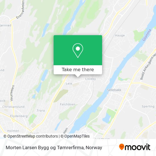 Morten Larsen Bygg og Tømrerfirma map