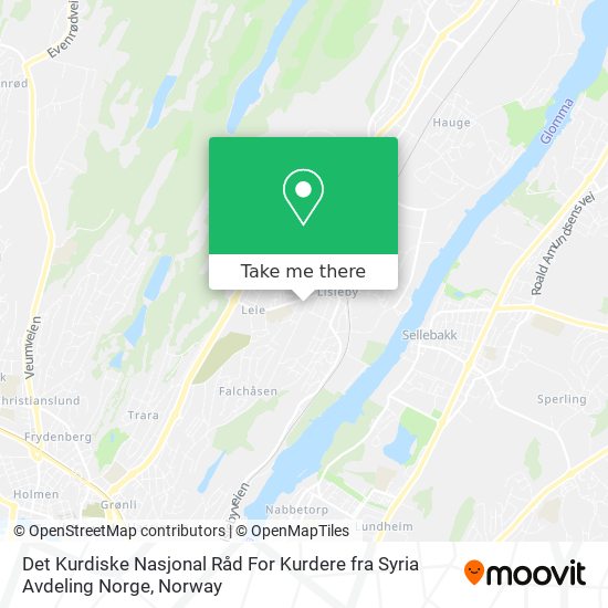 Det Kurdiske Nasjonal Råd For Kurdere fra Syria Avdeling Norge map