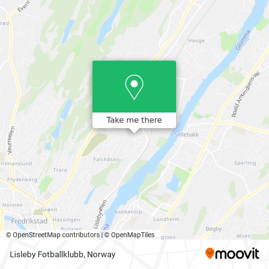 Lisleby Fotballklubb map