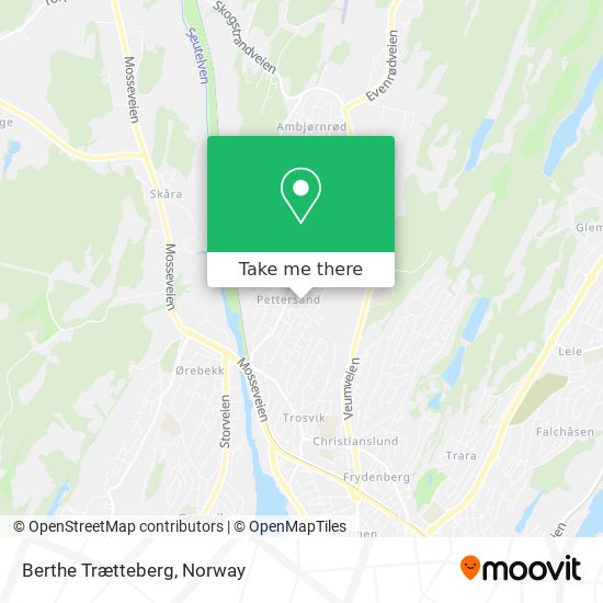 Berthe Trætteberg map