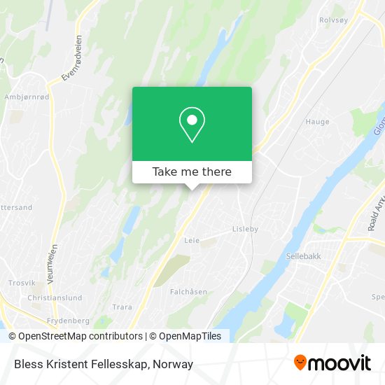 Bless Kristent Fellesskap map