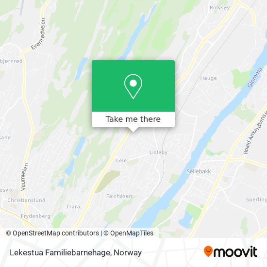 Lekestua Familiebarnehage map