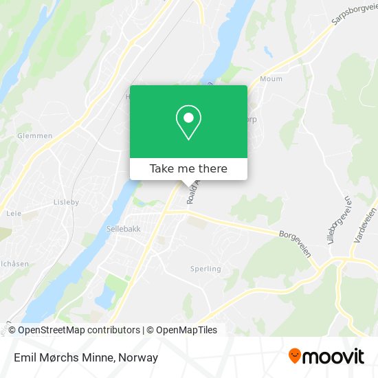 Emil Mørchs Minne map