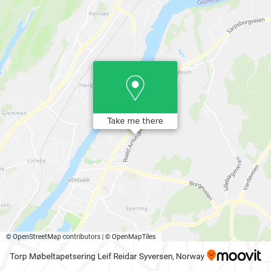 Torp Møbeltapetsering Leif Reidar Syversen map