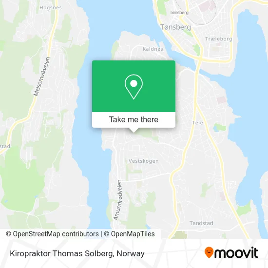 Kiropraktor Thomas Solberg map