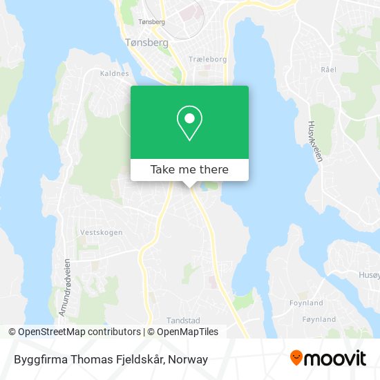 Byggfirma Thomas Fjeldskår map