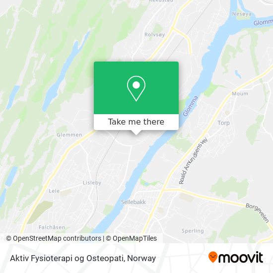 Aktiv Fysioterapi og Osteopati map