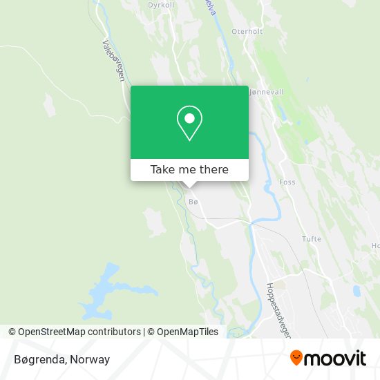 Bøgrenda map