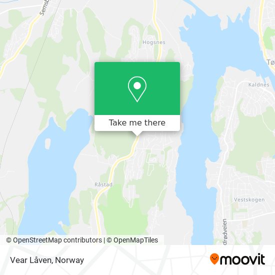 Vear Låven map