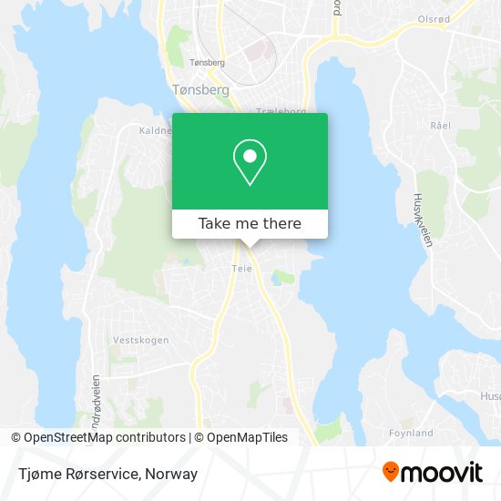 Tjøme Rørservice map