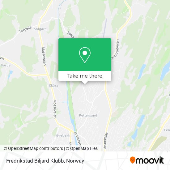 Fredrikstad Biljard Klubb map