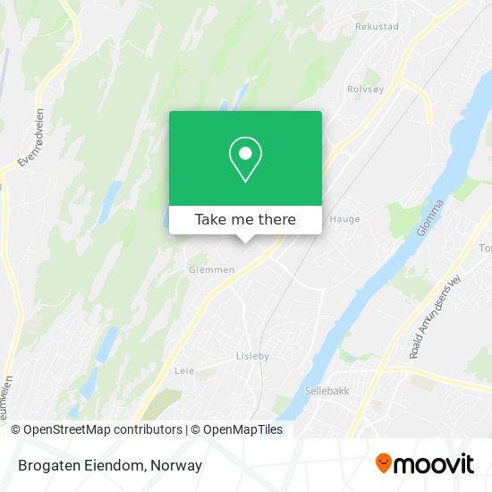 Brogaten Eiendom map