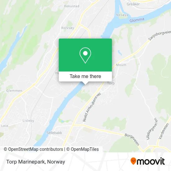 Torp Marinepark map