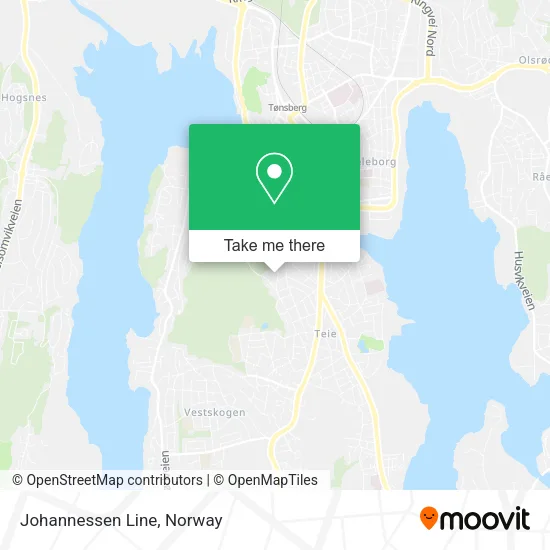 Johannessen Line map