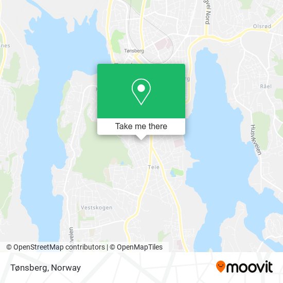 Tønsberg map