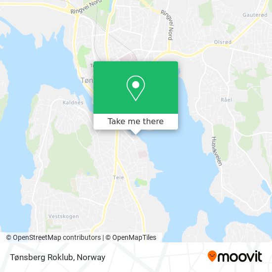 Tønsberg Roklub map