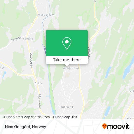 Nina Ødegård map