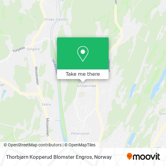 Thorbjørn Kopperud Blomster Engros map