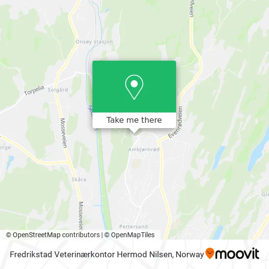 Fredrikstad Veterinærkontor Hermod Nilsen map