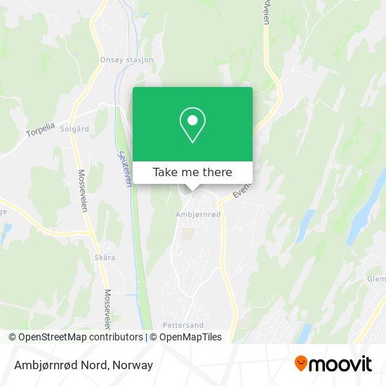 Ambjørnrød Nord map