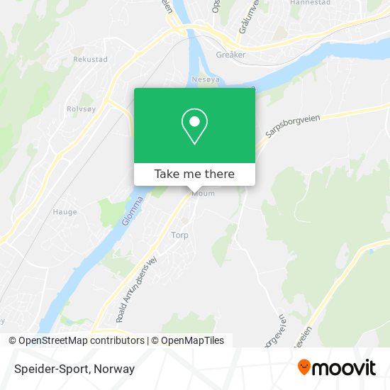 Speider-Sport map