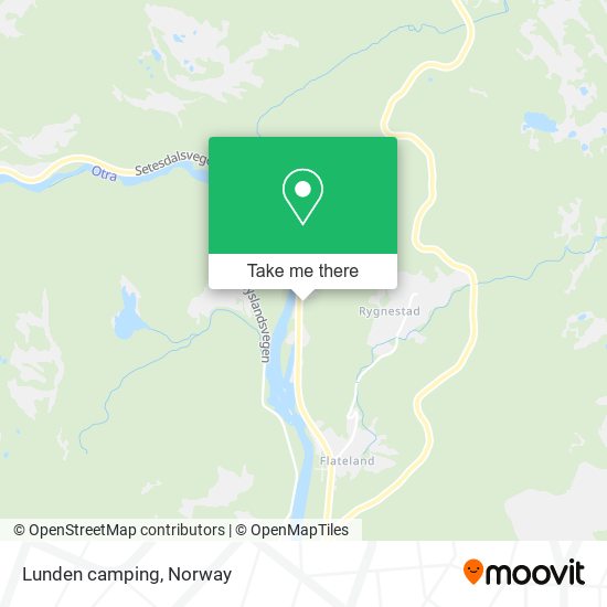 Lunden camping map