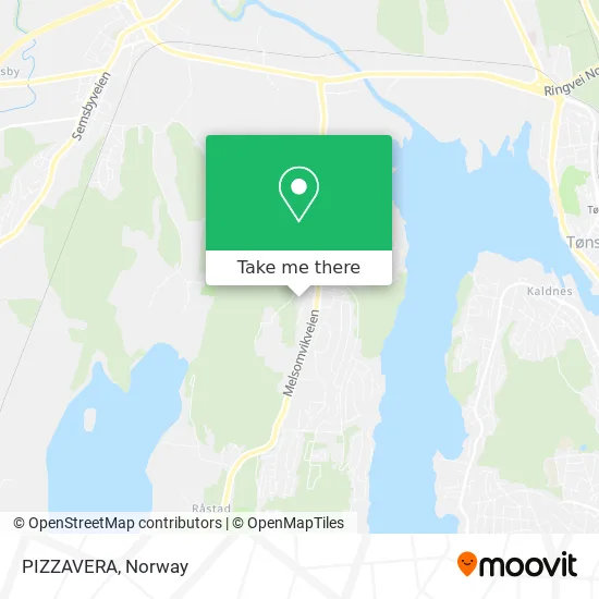PIZZAVERA map