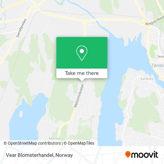 Vear Blomsterhandel map